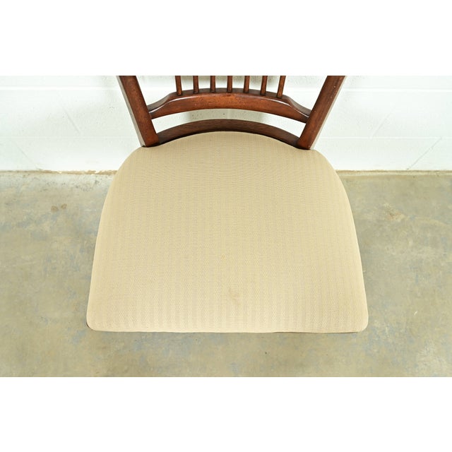 Wood Paul McCobb Style Mid-Century Modern Spindle Back Side Chairs or Dining Chairs, Pair For Sale - Image 7 of 12