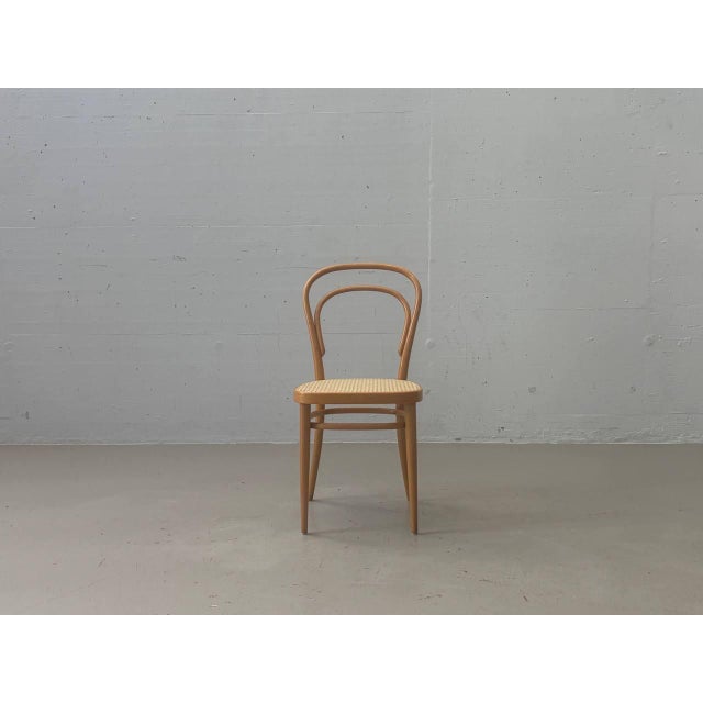 Modern Bentwood Chair with Viennese Caning by Michael Thonet for Wohnbedarf, 1960s For Sale - Image 3 of 18