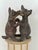 Mid-Century Colima Style Terracotta Dancing Dogs Sculpture, Mexico, 1950s For Sale - Image 3 of 6