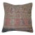 Pink Wool Feminine Khotan Antique Rug Pillow For Sale