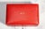 Nice Antique Mark Cross Red Leather Jewelry Box Luxury Case With Lock & Key Home Decor For Sale - Image 4 of 18
