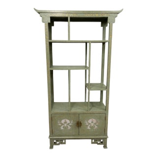 Vintage Chinoiserie Pagoda Style Étagère or Display For Sale