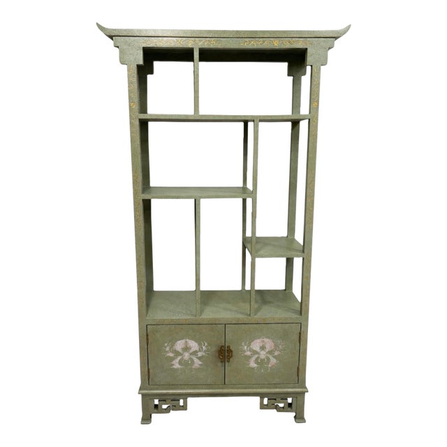 Vintage Chinoiserie Pagoda Style Étagère or Display For Sale