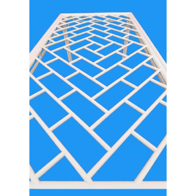 Wood Vintage Palm Beach Chinese Chippendale Style Large Dining Table For Sale - Image 7 of 10