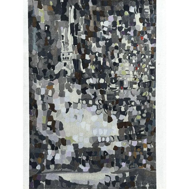 Maria Vieira Da Silva, Composition, 1956, Stencil For Sale - Image 5 of 5