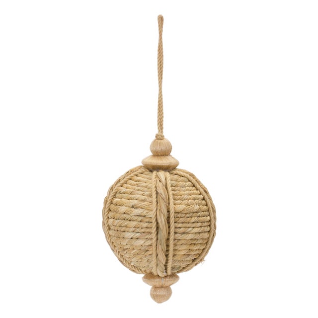 Jute Onion Ornament (Set of 6) For Sale