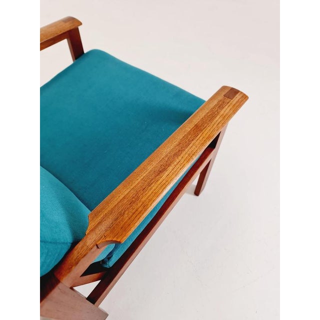 Mid-Century Modern Easy Lounge Chair by Illum Wikkelso for Niels Eilersen, 1960s For Sale - Image 4 of 11