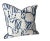 Not Yet Made - Made To Order Hunt Slonem "Bunny Hutch" in Navy & White 22" Pillow - Single For Sale - Image 5 of 5