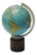 Mid-Century American Modern Tin Litho Globe With Cork Base For Sale
