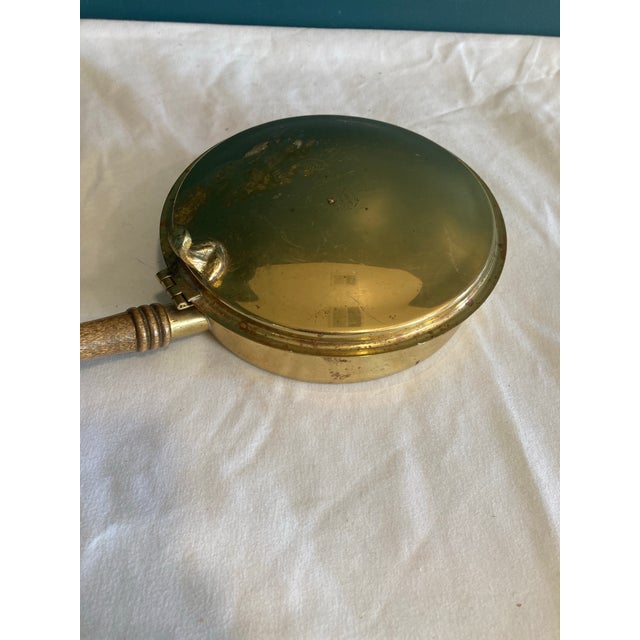 Mid 20th Century Brass and Wood Crumb Butler For Sale In Oklahoma City - Image 6 of 8