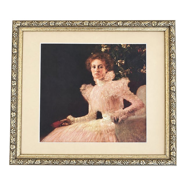 Gustav Klimt “Sonja Knips” Framed Bookplate, 1898 For Sale