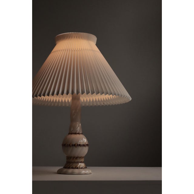 Swedish Grace Porcelain Table Lamp by Louise Adelborg, 1926 For Sale - Image 10 of 16