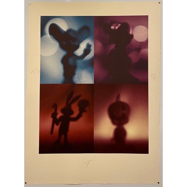 Todd Gray, Color Iris Photo Print Conceptual Shadow Cartoons Polyptych Photograph Todd Gray, c.1997 For Sale - Image 4 of 10