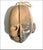 Mexican Vintage Mexican Life & Death Art Pottery Carnival Mask For Sale - Image 3 of 8