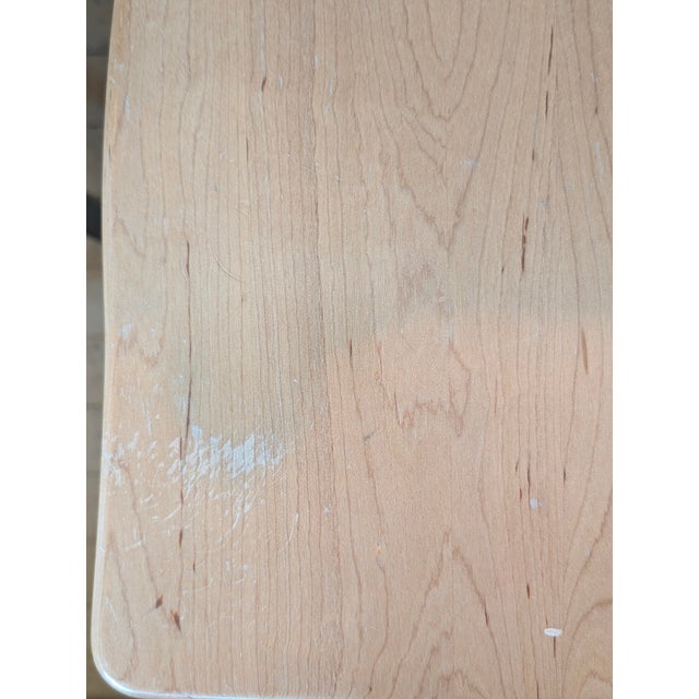 Holland Catalina Solid Maple & Stainless Steel Counter Stool Set of 3 For Sale - Image 16 of 17
