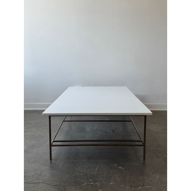 Brass 1960s Attributed to Paul McCobb Erwin Coffee Table For Sale - Image 8 of 10