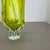 Large Abstract Yellow Green Murano Glass Vase, Italy, 1970 For Sale - Image 6 of 18