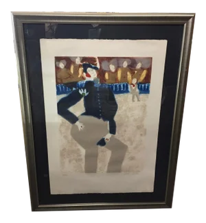 Theo Tobiasse Limited Edition Lithograph "Le Rends-Vous"