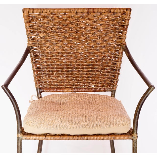 Almond Mid 20th Century Arthur Umanoff-Style Bar Stool For Sale - Image 8 of 13