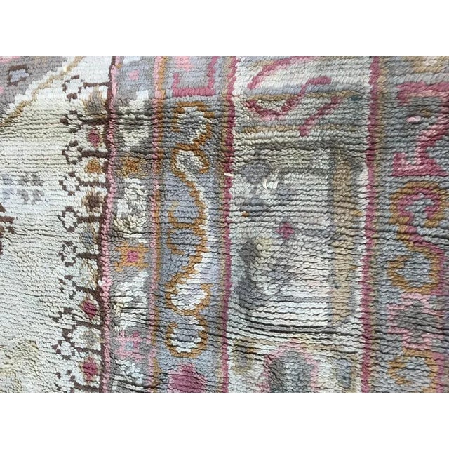 Antique Spanish Ushak Style Rug For Sale - Image 11 of 16