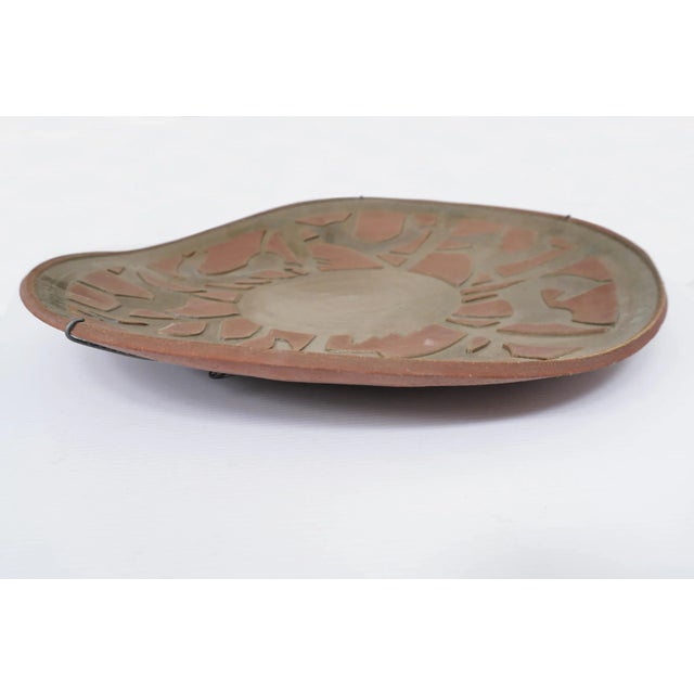 Mid-Century Modern Raw Ceramic Dish by Alessio Tasca, 1996 For Sale - Image 3 of 7