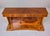 Italian Art Deco Three Drawer Walnut Console With Crotch Veneer For Sale - Image 4 of 12