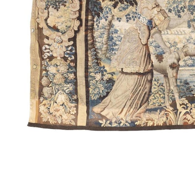 17th Century Aubusson Tapestry For Sale - Image 3 of 6