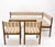 Danish Mid Century Modern L Shape Bench Chairs Dining Table Kitchen Dinette Set For Sale - Image 12 of 15