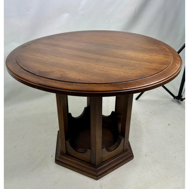 Vintage Hekman Walnut Side Table