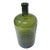 Large antique French square tapered green glass wine bottle. No maker's marks.