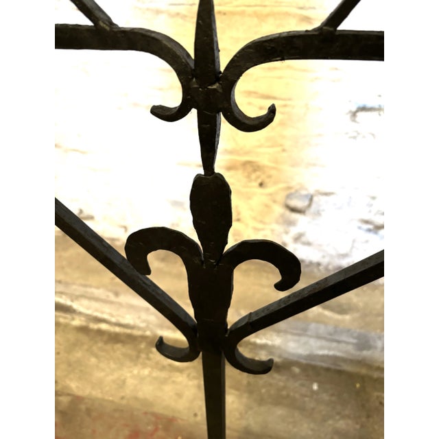 Black Vintage Church Candleholder, 1920s For Sale - Image 8 of 10