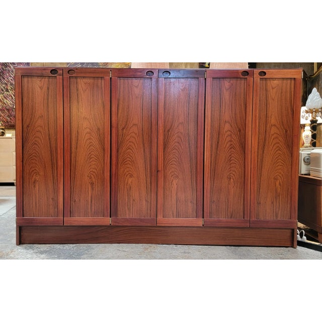 Rosewood Danish Modern Storage Cabinet by Dyrlund | Chairish