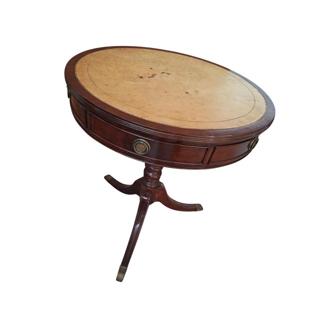Vintage Drum Table, 1980s For Sale - Image 10 of 15
