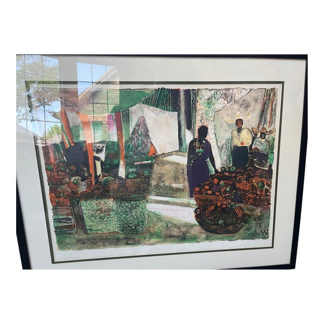 1990s Rene Genis Limited Edition Painting For Sale