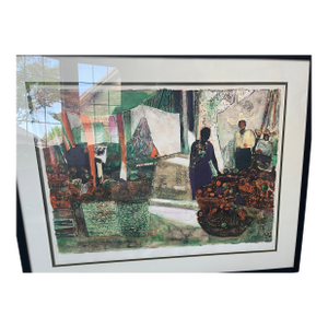 1990s Rene Genis Limited Edition Painting