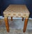 Mid-Century Modern 1990s Boho Basket Weave Rattan Footstool Ottoman For Sale - Image 3 of 5