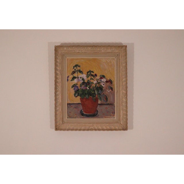 Rulle Abrahamsson, Whorls of Bloom, 1950s, Oil on Panel, Framed For Sale - Image 13 of 18