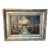 Luigi Martini Oil Painting on Canvas 1800s Landscape Carved Wood Frame For Sale