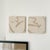 "Female" (2026). Set of two artworks by artist Anna Pepe. Acrylic paint on unprimed cotton canvas, 7.9"x7.9" Female...