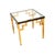 Metal Vintage French Brass Side Table, 1960s For Sale - Image 7 of 7