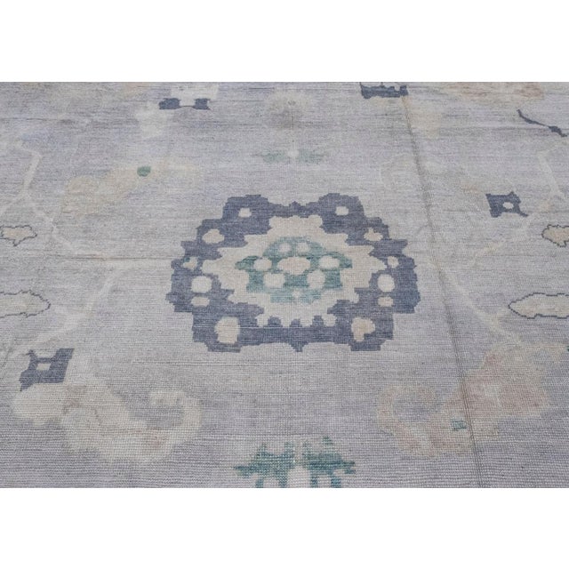 Turkish Oushak Rug 12' x 16' For Sale In Houston - Image 6 of 8