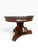 Antique Octagonal Black Marble Top Mahogany Center Table on Porcelain Casters For Sale - Image 4 of 15