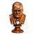 Nice Large Antique Winston Churchill Carved Wood Bust Statue Sculpture Home Decor For Sale