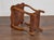 Austrian Biedermeier 19th Century Walnut Side Table With Star Marquetry Top For Sale - Image 4 of 11