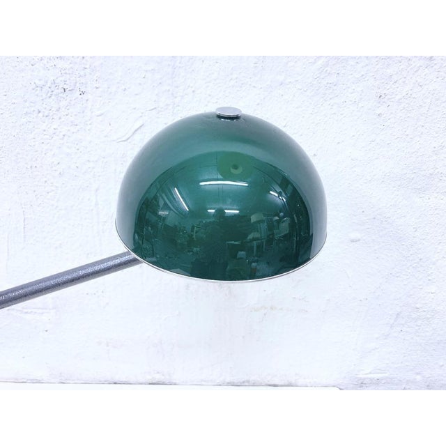 Green Vintage Table Lamp from Zero Lighting with Glass Shade, 1980s For Sale - Image 8 of 16