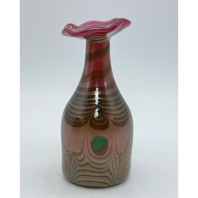 Modern Glass Vase by Erwin Eisch, 1980s For Sale - Image 3 of 10