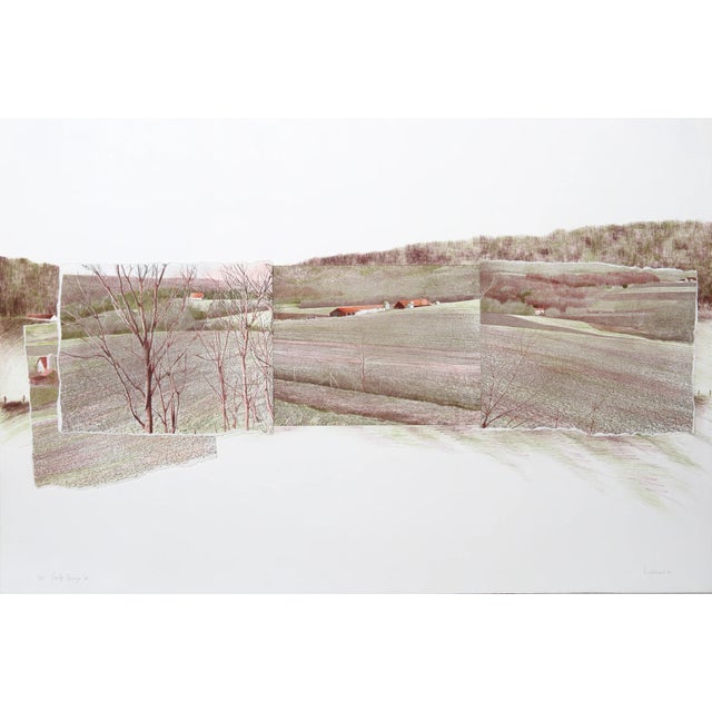 Contemporary Early Spring by Enid Mark Lithographs - Pair For Sale - Image 3 of 3