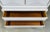 Mid-Century Modern Mid-Century White Diamond Front 8-Drawer Gentleman's Chest Dresser by United For Sale - Image 3 of 9