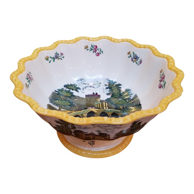 C.1900 Copeland Spode Footed Bowl For Sale