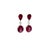 Early 21st Century Pink Tourmaline Diamond 14k White Gold Drop Earrings- Set of 2 For Sale - Image 5 of 8